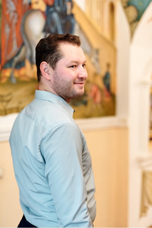 Фотограф на крещение ребенка в Мозыре в Никольской церкви 071120 фото 4