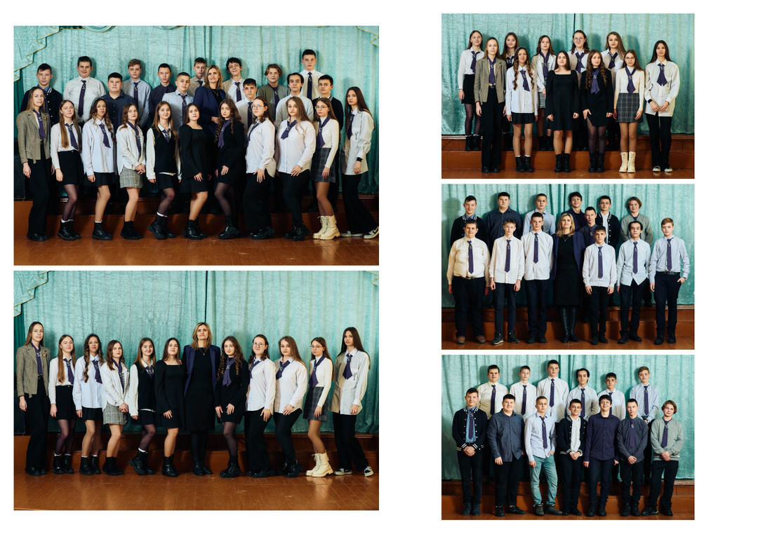 Фотосессия на выпускной альбом на улице возле школы Калинковичи Мозырь фото 3